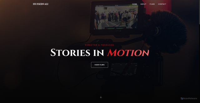Security scan screenshot of https://husseinali-portfolio.se/