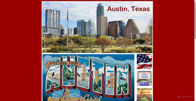 Security scan screenshot of https://allaboutaustintexas.us/