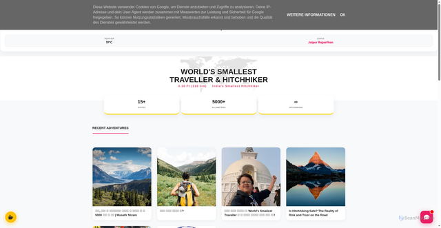 Security scan screenshot of http://musafirnizam.com/