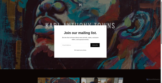 Security scan screenshot of http://aaronkizer.com/julien-clarke