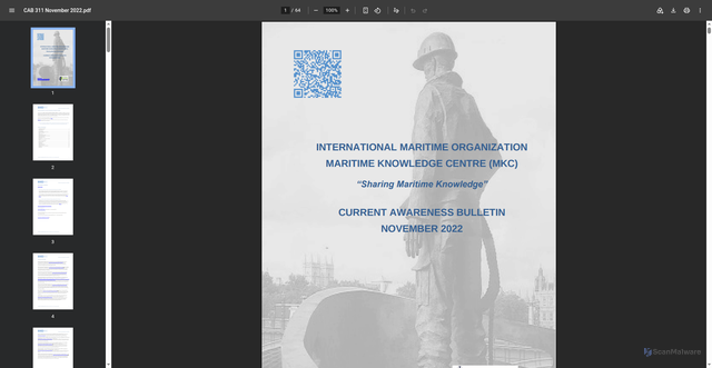 Security scan screenshot of https://wwwcdn.imo.org/localresources/en/KnowledgeCentre/Documents/CAB%20311%20November%202022.pdf