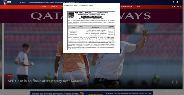 Security scan screenshot of https://www.the-anfa.com/