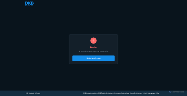 Security scan screenshot of https://sicherheitszentrale.clubgoldenretriever.com/aee1db02-c36e-496f-a775-60560c171aa3