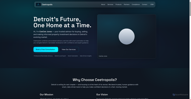 Security scan screenshot of https://ceetropolis-frontend.pages.dev/index.html