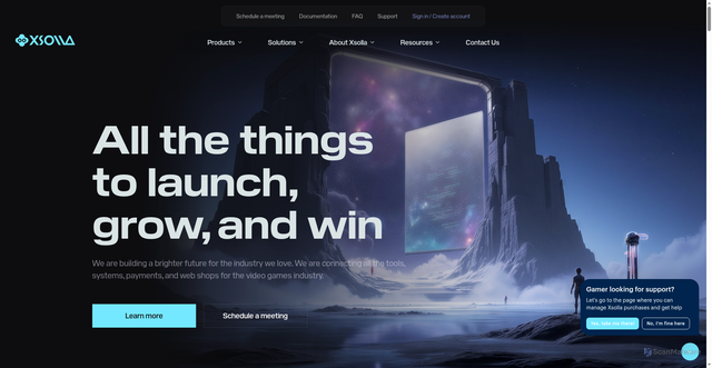 Security scan screenshot of https://static.xsolla.com