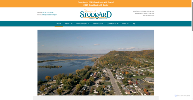 Security scan screenshot of https://stoddardwi.gov/