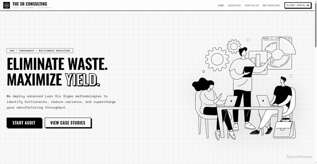 Security scan screenshot of https://thesrconsulting.com/