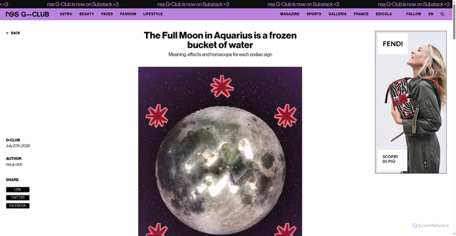 Security scan screenshot of https://www.nssgclub.com/en/astro/46287/the-full-moon-in-aquarius-is-a-frozen-bucket-of-water