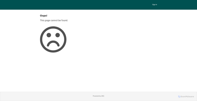 Security scan screenshot of https://gusea1p01.onb.pro.ukg.net