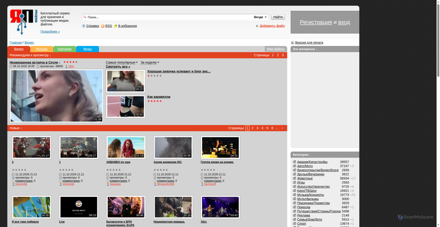 Security scan screenshot of https://www.yapfiles.ru