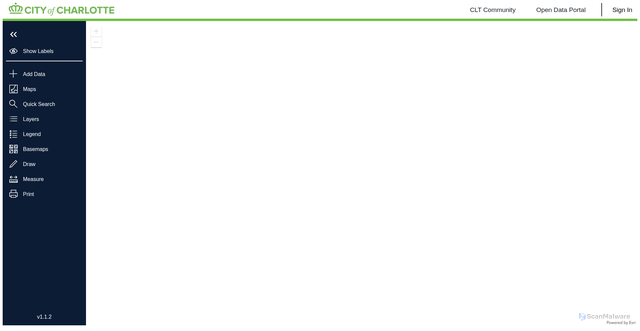 Security scan screenshot of https://explore.charlottenc.gov