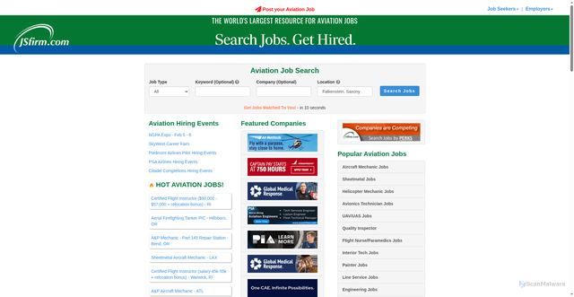 Security scan screenshot of https://jsfirm.com