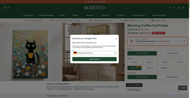 Security scan screenshot of https://bozetto.se/products/no-2722?utm_source=spoks&utm_campaign=Gl%C3%B6mde+du+n%C3%A5got%3F&utm_content=product&utm_medium=email&_spkscid=4f02c17e-257a-4ac8-b1fd-28b9c62805d2&_spksv=1.0