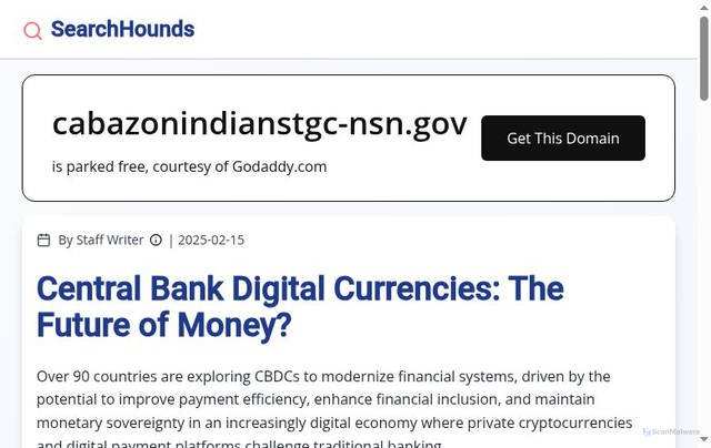 Security scan screenshot of https://cabazonindianstgc-nsn.gov/