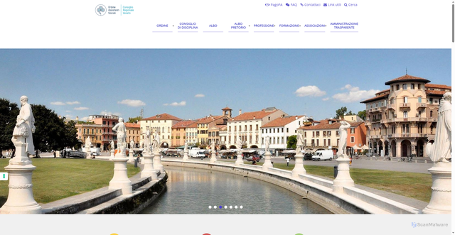 Security scan screenshot of https://assistentisociali.veneto.it/