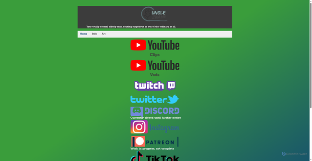 Security scan screenshot of https://zwamp.se