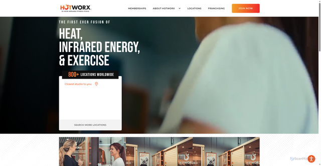 Security scan screenshot of https://www.hotworx.net