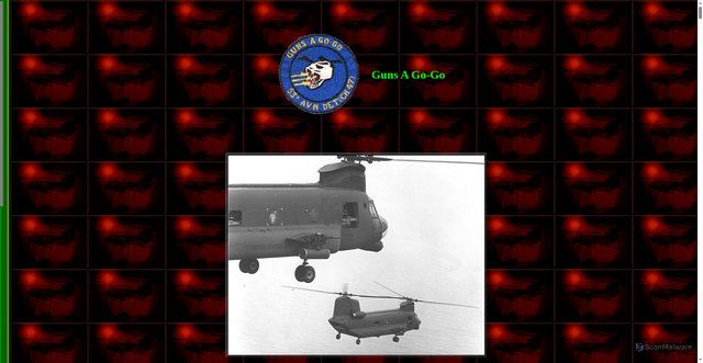 Security scan screenshot of https://www.chinook-helicopter.com/chinook/gunsagogo.html