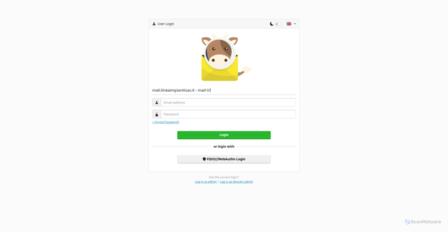 Security scan screenshot of https://lineaimpiantisas.it/