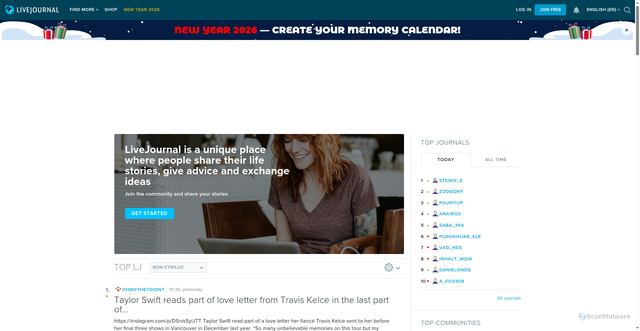 Security scan screenshot of https://ljplus.ru