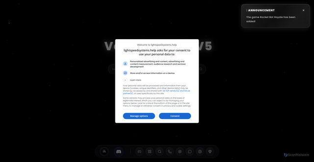 Security scan screenshot of https://ccd81de2-31b5-4f0c-9560-0731dfd58a81.pages.devm.lightspeedsystems.help/