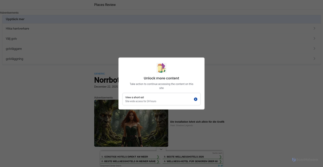 Security scan screenshot of https://nbgolv.se