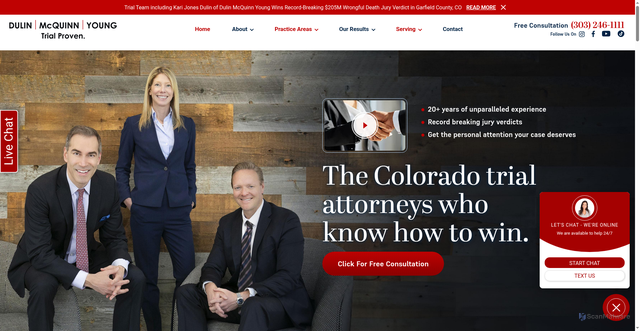 Security scan screenshot of https://www.trialproven.com/