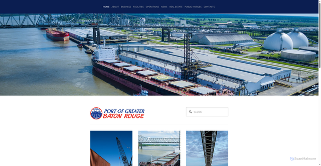 Security scan screenshot of https://www.portgbr.com/