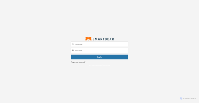 Security scan screenshot of https://smartbear.my.site.com