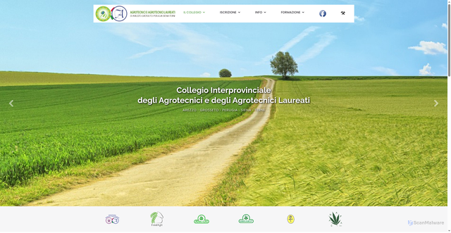 Security scan screenshot of https://www.agrotecnici.arezzo.it/