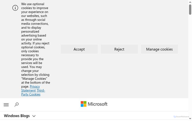 Security scan screenshot of https://blogs.windows.com/windows-insider/2025/11/21/full-screen-experience-expands-to-more-windows-11-pc-form-factors-for-windows-insiders/