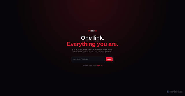 Security scan screenshot of daiz.lol