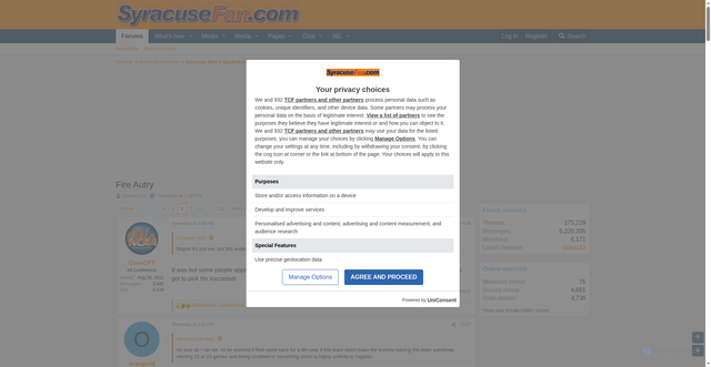 Security scan screenshot of https://syracusefan.com/threads/fire-autry.191148/page-6