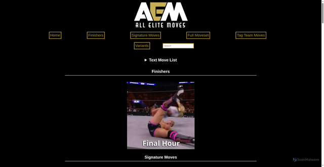 Security scan screenshot of https://allelitemoves.com/men/Lio%20Rush/