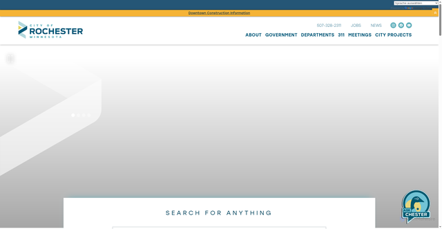 Security scan screenshot of https://www.rochestermn.gov/