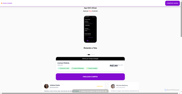 Security scan screenshot of https://alvezzdk.vercel.app