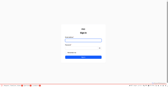 Security scan screenshot of https://poc.marqos.io
