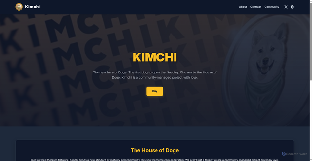 Security scan screenshot of https://kimchi-gj40dhyaxw.edgeone.app/