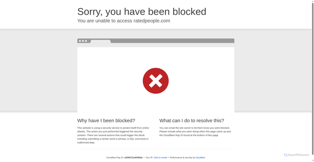 Security scan screenshot of https://ratedpeople.com
