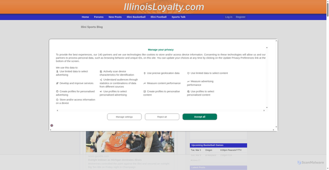 Security scan screenshot of https://illinoisloyalty.com