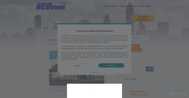 Security scan screenshot of https://neo-trans.blog/2026/07/27/now-arriving-at-crocker-park-ikea/