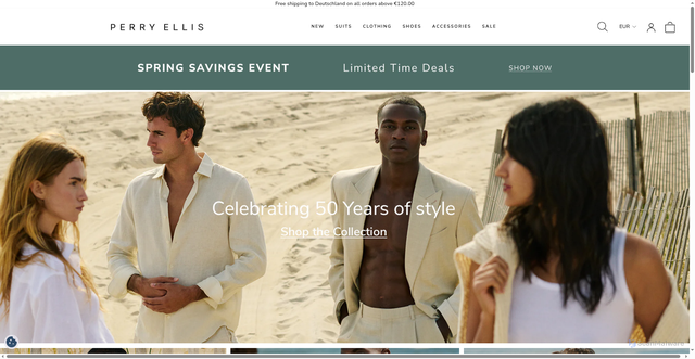 Security scan screenshot of https://www.perryellis.com