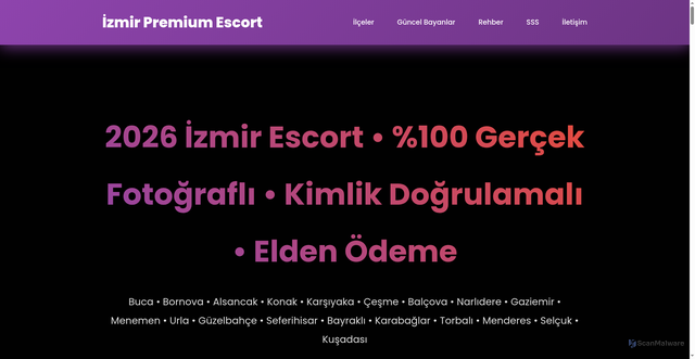 Security scan screenshot of https://izmirflx.shop/