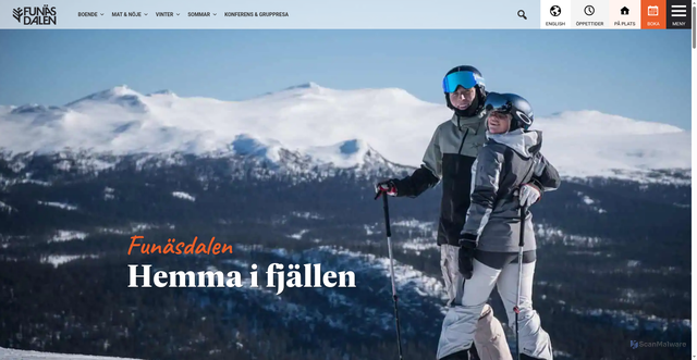Security scan screenshot of https://funasdev.se/