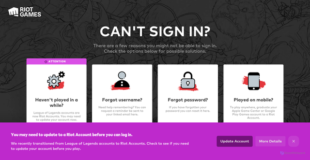 Security scan screenshot of https://recovery.riotgames.com/