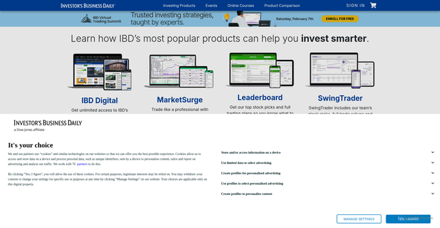 Security scan screenshot of https://get.investors.com