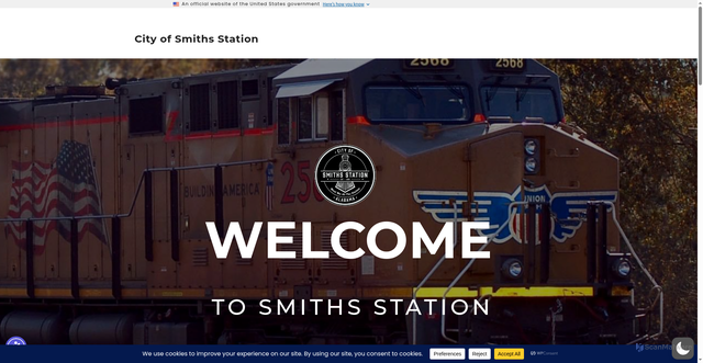 Security scan screenshot of https://www.smithsstational.gov/