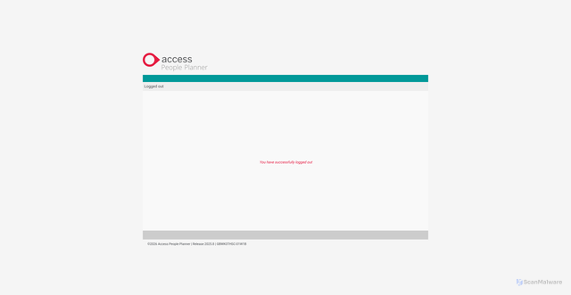 Security scan screenshot of https://servicea085-appgrp47.peopleplanner.biz