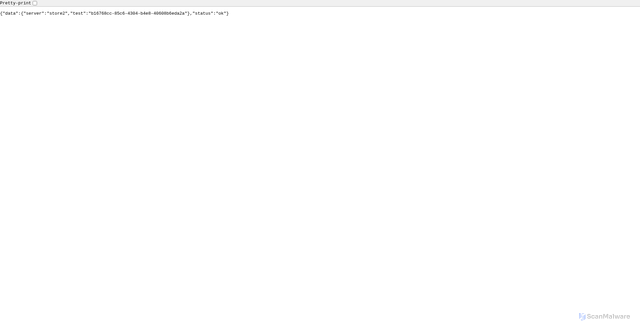Security scan screenshot of https://store2.gofile.io