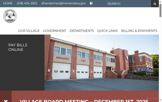 Security scan screenshot of https://menandsny.gov/